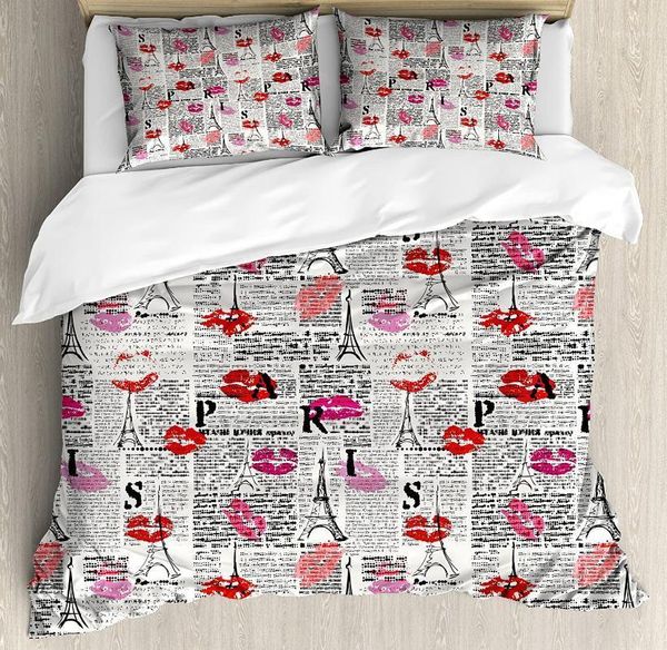bedding sets paris duvet cover set lipstick kiss with tourist attraction tower sketch spaper looking background set1
bedding sets paris duvet cover set lipstick kiss with tourist attraction tower sketch spaper looking background set1
