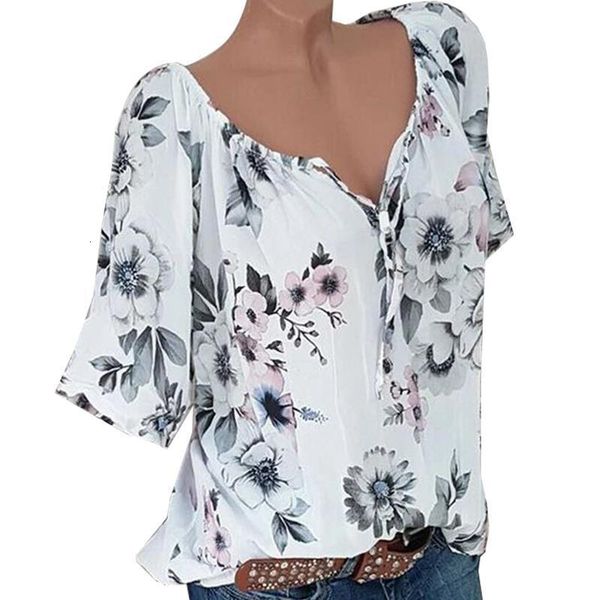 20 women blouse shirt plus size casual loose summer fashion 2020 ladies casual shirt v neck women clothes blusas shirts, White
20 women blouse shirt plus size casual loose summer fashion 2020 ladies casual shirt v neck women clothes blusas shirts, White