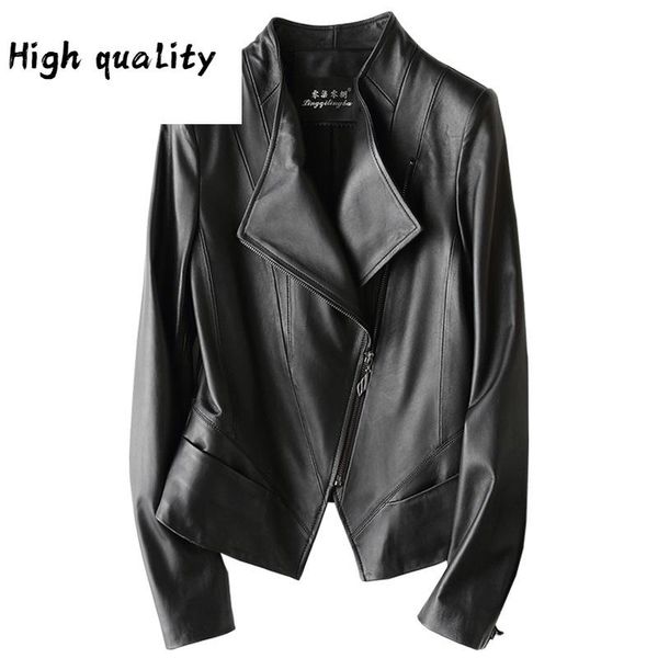 real women jacket clothes 2020 korean fit streetwear genuine leather jackets short sheepskin motorcycle coat 227, Black
real women jacket clothes 2020 korean fit streetwear genuine leather jackets short sheepskin motorcycle coat 227, Black