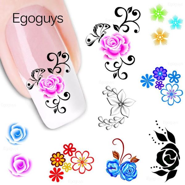 6.5x5.2cm flower water nail decals transfer sticker leaf tree rose diy nail art watermark manicure decor slider decorations tips, Black
6.5x5.2cm flower water nail decals transfer sticker leaf tree rose diy nail art watermark manicure decor slider decorations tips, Black