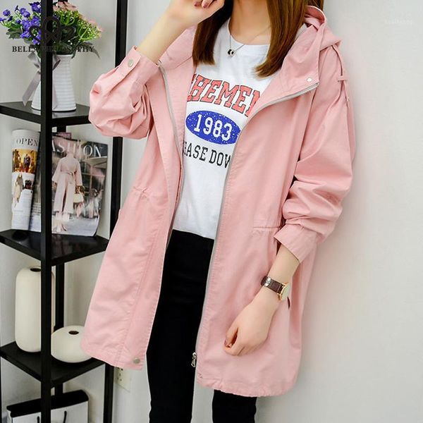 bella philosophy 2019 autumn new thin solid coat hooded zipper lace-up casual trench jacket ladies elegant long coat1, Tan;black
bella philosophy 2019 autumn new thin solid coat hooded zipper lace-up casual trench jacket ladies elegant long coat1, Tan;black