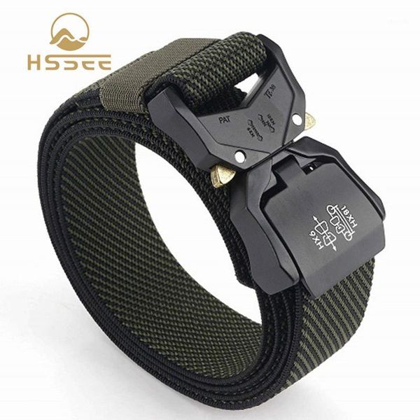 waist support hssee fashion twill elastic nylon belt hard metal buckle quick release army1, Black;gray
waist support hssee fashion twill elastic nylon belt hard metal buckle quick release army1, Black;gray