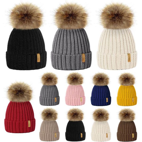 mom and kids wool knitted pom pom hats for women children 2020 spring warm faux fur pompom cap boys girls skullies beanie hats, Blue;gray
mom and kids wool knitted pom pom hats for women children 2020 spring warm faux fur pompom cap boys girls skullies beanie hats, Blue;gray