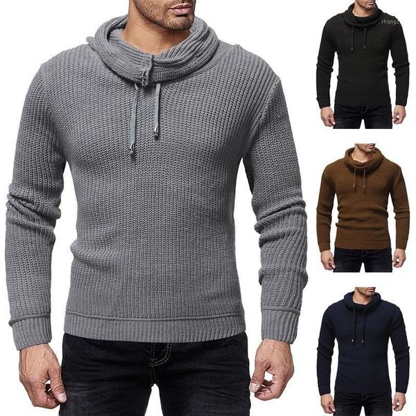 autumn winter men knitting sweater guys boys casual long sleeve pure color heap collar sweater male slim nice new1, White;black
autumn winter men knitting sweater guys boys casual long sleeve pure color heap collar sweater male slim nice new1, White;black