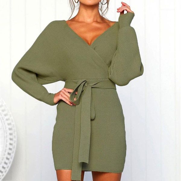 casual dresses women's fashion autumn and winter dress loose baw long sleeve solid v collar mini ropa de mujer 20211, Black;gray
casual dresses women's fashion autumn and winter dress loose baw long sleeve solid v collar mini ropa de mujer 20211, Black;gray