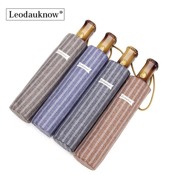 leodauknow три складные полосатый стиль bamboo ручки полностью matic высокого качества mens и womens солнечный и дождливый зонтик. bbyocp
leodauknow три складные полосатый стиль bamboo ручки полностью matic высокого качества mens и womens солнечный и дождливый зонтик. bbyocp