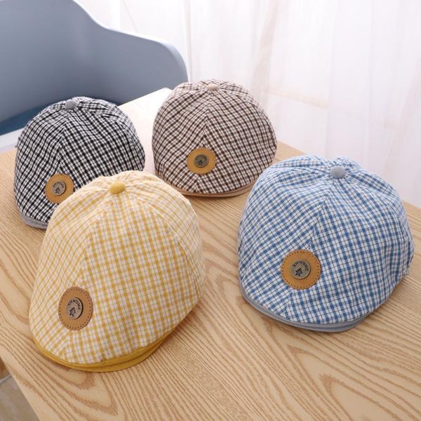 2020 new children plaid beret bonnet hat summer caps boy girl cap kids baseball cap boy sun hat snapback1, Blue;gray
2020 new children plaid beret bonnet hat summer caps boy girl cap kids baseball cap boy sun hat snapback1, Blue;gray