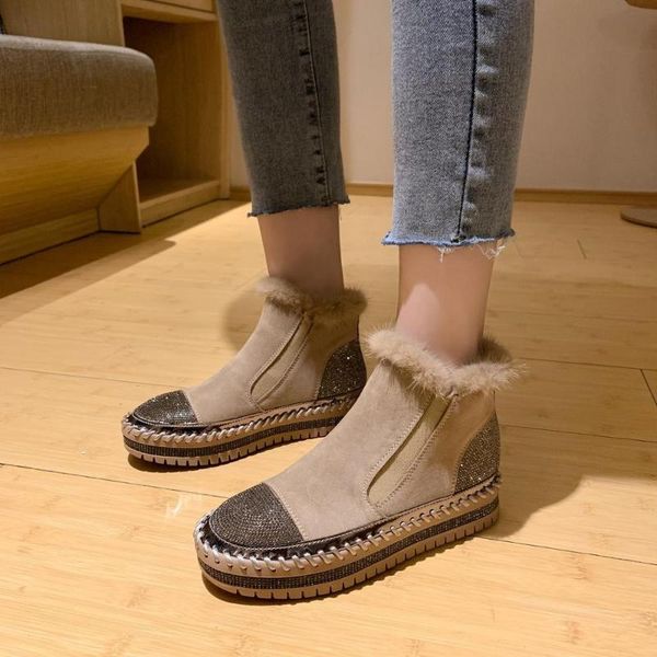 boots 2021 winter warm women ankle flat bottom shoes slip-on round toe bling rhinestone fur collar plus 43 big size platforms, Black
boots 2021 winter warm women ankle flat bottom shoes slip-on round toe bling rhinestone fur collar plus 43 big size platforms, Black
