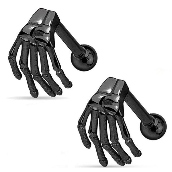 modrsa 1piece black gold stainless steel helix piercing punk eyebrow ear piercing ghost hand claw earrings body jewelry f bbyidg, Silver
modrsa 1piece black gold stainless steel helix piercing punk eyebrow ear piercing ghost hand claw earrings body jewelry f bbyidg, Silver