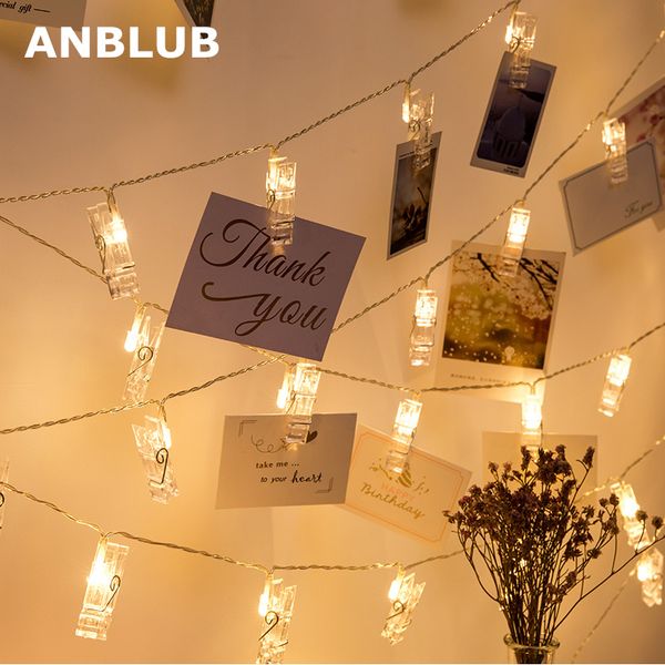 anblub 1.5m 2m 3m p clip holder led string for christmas new year party wedding home decoration fairy lights battery
anblub 1.5m 2m 3m p clip holder led string for christmas new year party wedding home decoration fairy lights battery