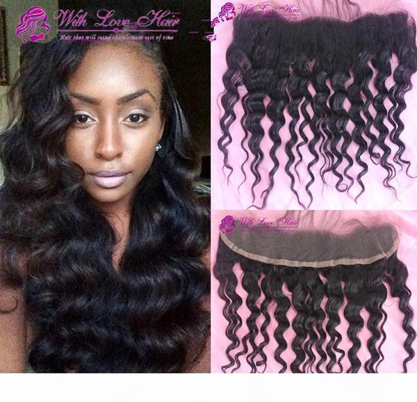 130% density lace frontal hair pieces 7a brazilian deep wave virgin hair 13x2 lace frontal closure baby hair&blenched knots, Black;brown
130% density lace frontal hair pieces 7a brazilian deep wave virgin hair 13x2 lace frontal closure baby hair&blenched knots, Black;brown