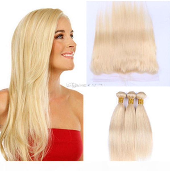 ruma hair blonde straight bundles with frontal closure 3 bundles color #613 unprocessed brazilian straight human hair weave grade 8a, Black;brown
ruma hair blonde straight bundles with frontal closure 3 bundles color #613 unprocessed brazilian straight human hair weave grade 8a, Black;brown