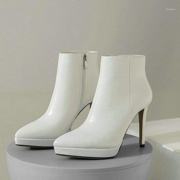 microfiber women ankle boots platform thin high heel women short boots zipper ladies autumn winter shoes black white gold1
microfiber women ankle boots platform thin high heel women short boots zipper ladies autumn winter shoes black white gold1