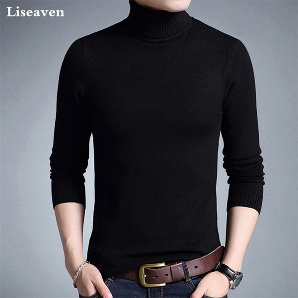 liseaven winter warm sweater men turtleneck brand mens sweaters slim fit pullover men knitwear double collar pullovers 201224, White;black
liseaven winter warm sweater men turtleneck brand mens sweaters slim fit pullover men knitwear double collar pullovers 201224, White;black