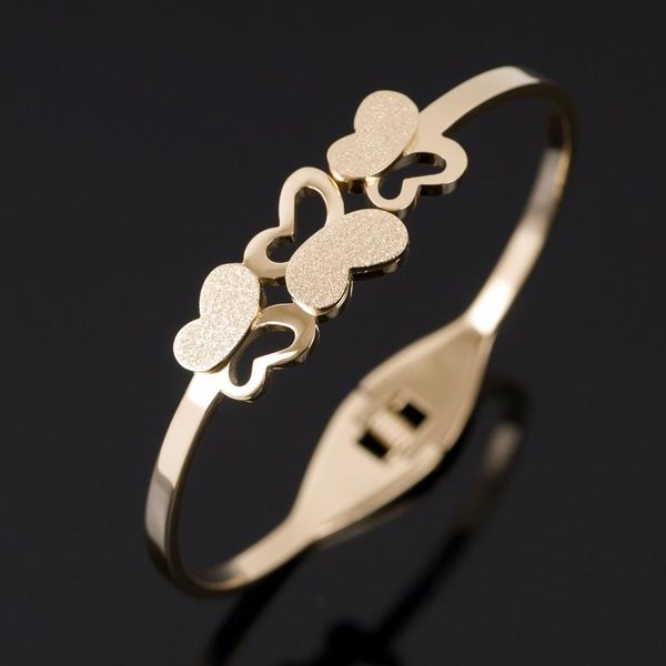bangle trendy hollow matte butterfly design gold bracelet for women fashion stainless steel cuff bangles jewelry, Black
bangle trendy hollow matte butterfly design gold bracelet for women fashion stainless steel cuff bangles jewelry, Black