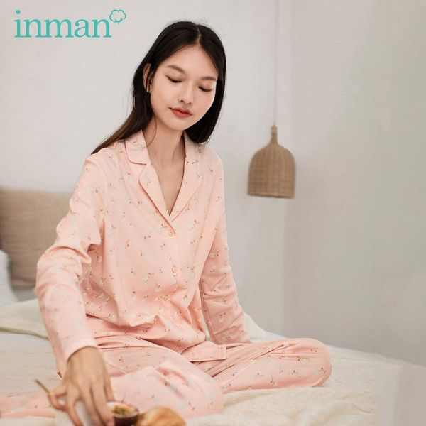 inman 2020 autumn new arrival home wear outing long sleeve trousers printing casual pajamas 2-piece set women's shirt and pants, Black;red
inman 2020 autumn new arrival home wear outing long sleeve trousers printing casual pajamas 2-piece set women's shirt and pants, Black;red