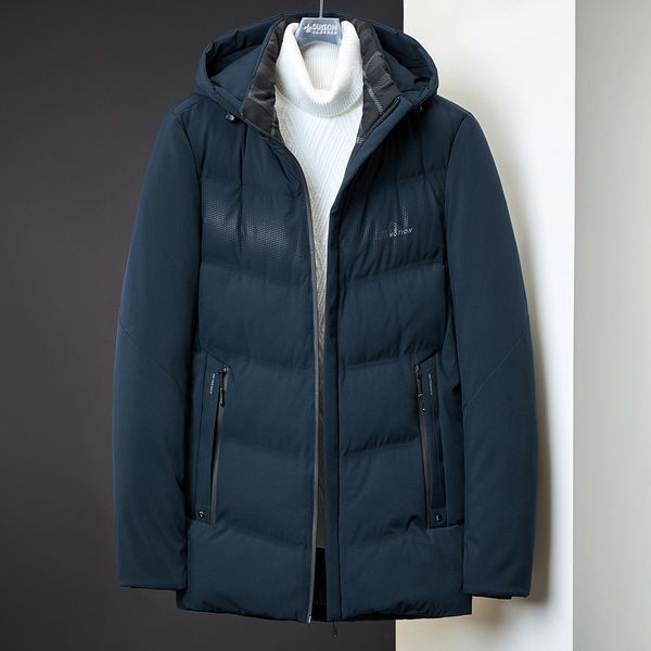 2020 men's middle-aged and elderly down jacket thickened warm hooded dad winter coat cotton padded, Black
2020 men's middle-aged and elderly down jacket thickened warm hooded dad winter coat cotton padded, Black