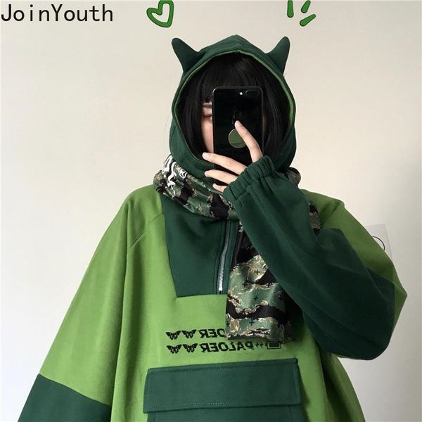 joinyouth streetwear fleece hoodie patchwork sweatwear harajuku hoodies chic women clothes cartoon hooded coat 7b215 201202, Black
joinyouth streetwear fleece hoodie patchwork sweatwear harajuku hoodies chic women clothes cartoon hooded coat 7b215 201202, Black