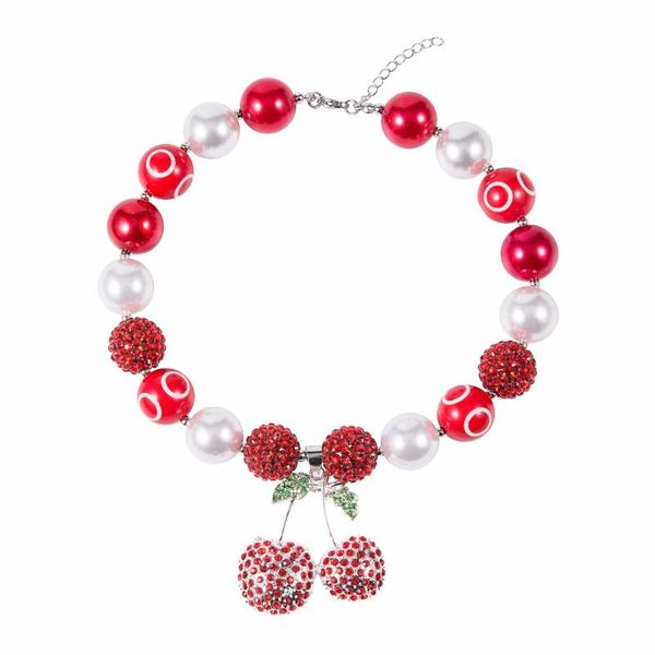 red cute little cherry / little red riding hood / skull pendant kid chunky necklace baby girl chunky necklace for children, Silver
red cute little cherry / little red riding hood / skull pendant kid chunky necklace baby girl chunky necklace for children, Silver