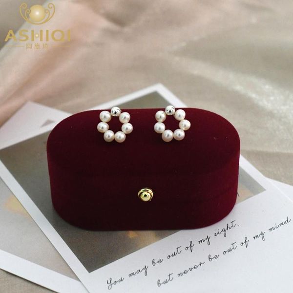hoop & huggie ashiqi natural freshwater pearl korean earrings 925 sterling silver simple fashion small pendientes jewelry for girls, Golden;silver
hoop & huggie ashiqi natural freshwater pearl korean earrings 925 sterling silver simple fashion small pendientes jewelry for girls, Golden;silver