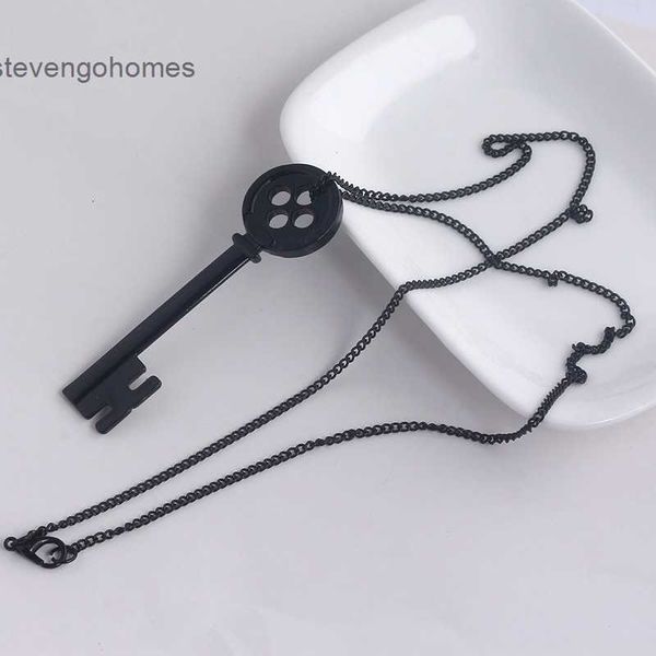 black animation movie ghost mother necklace horror fantasy key pendant halloween gift, Silver
black animation movie ghost mother necklace horror fantasy key pendant halloween gift, Silver