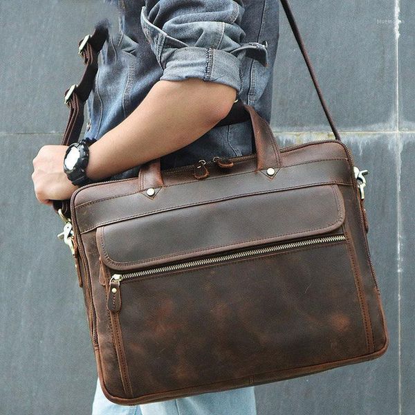 15.6 inch business computer package men crazy horse leather briefcase messenger bag lapbag maletines-hombre men's briefcase1
15.6 inch business computer package men crazy horse leather briefcase messenger bag lapbag maletines-hombre men's briefcase1