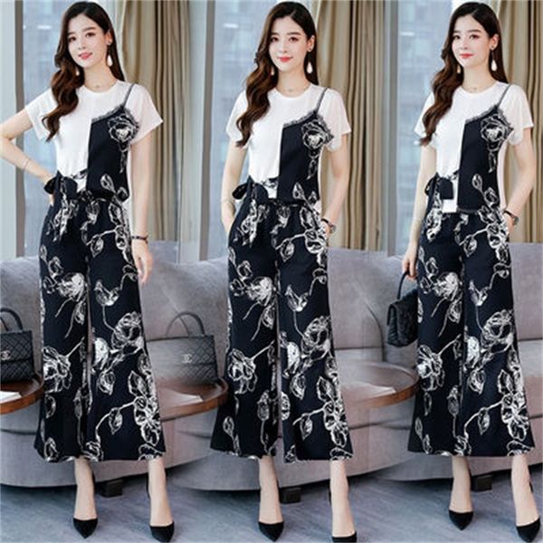 female flower upper and pairs of vintage two outfits will see broad leg femme pants 69au, White
female flower upper and pairs of vintage two outfits will see broad leg femme pants 69au, White
