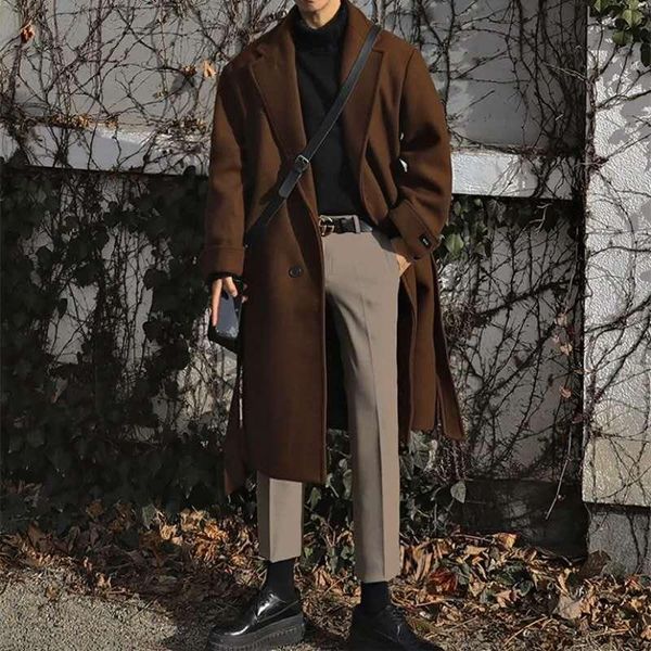 2020 wholesale winter long lapel fabric casual loose fashion temperament youth heavy preppy men single breasted coat hombre, Black
2020 wholesale winter long lapel fabric casual loose fashion temperament youth heavy preppy men single breasted coat hombre, Black
