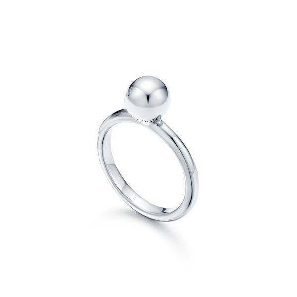original brand designer round ball ring temperament women men wedding jewelry party gifts, Silver
original brand designer round ball ring temperament women men wedding jewelry party gifts, Silver