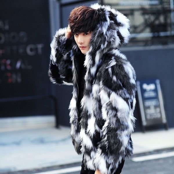 winter male mens coats with hood furparka oversized overcoat warm faux fur jacket men 201114, Black;brown
winter male mens coats with hood furparka oversized overcoat warm faux fur jacket men 201114, Black;brown
