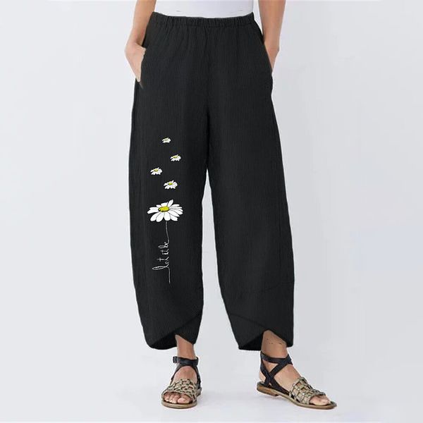 cysincos plus size womens floral printed double layer sunflower cotton and linen pants vintage ladies casual pants linen splice 201113, Black;white
cysincos plus size womens floral printed double layer sunflower cotton and linen pants vintage ladies casual pants linen splice 201113, Black;white