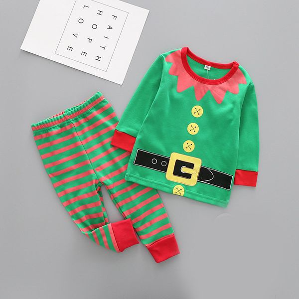27styles christmas kids pajamas set tracksuit two pieces outfits santa claus elk striped xmas pajamas suits sets kids home clothing e92705, Black;red
27styles christmas kids pajamas set tracksuit two pieces outfits santa claus elk striped xmas pajamas suits sets kids home clothing e92705, Black;red