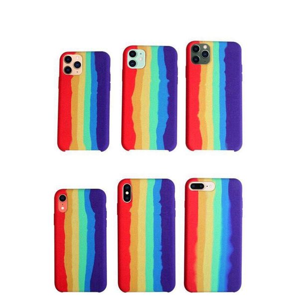 rainbow colors original silicone case for iphone 6 7 8 plus x xr xs max 11 pro max cover case with package
rainbow colors original silicone case for iphone 6 7 8 plus x xr xs max 11 pro max cover case with package