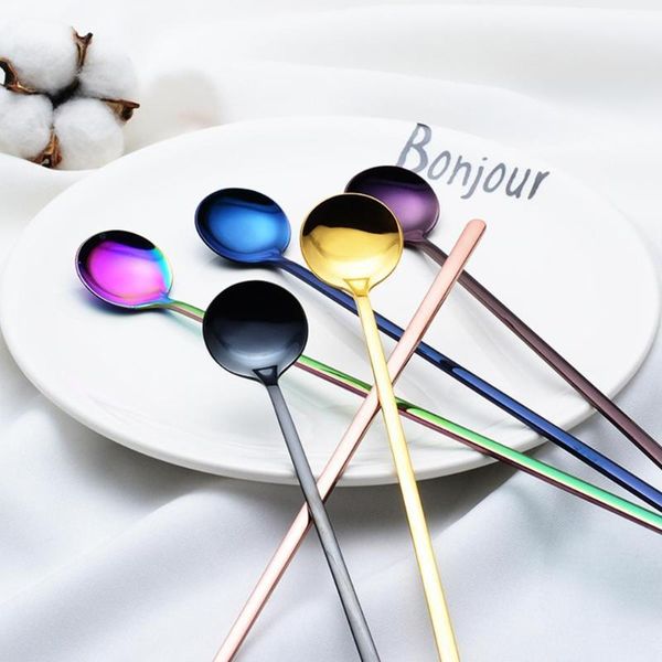 rainbow color coffee stir spoon long handle ice cream steel supplies eco-friendly tableware dessert kitchen spoons stai c8z3
rainbow color coffee stir spoon long handle ice cream steel supplies eco-friendly tableware dessert kitchen spoons stai c8z3