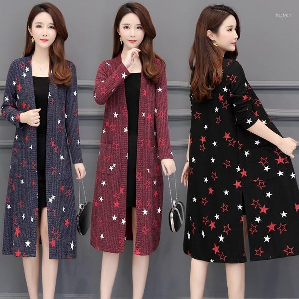 oversized knitted coat female korean spring autumn windbreaker 2020 new mid-length shawl cardigan star pattern l3411, Tan;black
oversized knitted coat female korean spring autumn windbreaker 2020 new mid-length shawl cardigan star pattern l3411, Tan;black