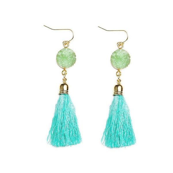 latest style earrings long tassels natural stone ear stud macrame pendant earrings sqcwdf dh_seller2010, Silver
latest style earrings long tassels natural stone ear stud macrame pendant earrings sqcwdf dh_seller2010, Silver