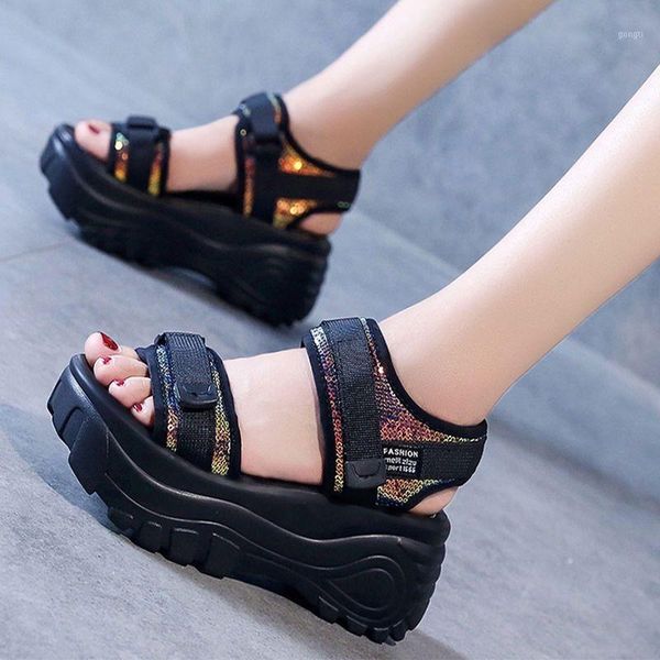 sandals 7cm platform women wedge high heels shoes buckle leather canvas summer zapatos mujer wedges woman sandal1, Black
sandals 7cm platform women wedge high heels shoes buckle leather canvas summer zapatos mujer wedges woman sandal1, Black
