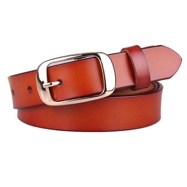 ladies leather pure leather belt buckle casual simple wild fashion tide jeans corset female belt, Black;brown
ladies leather pure leather belt buckle casual simple wild fashion tide jeans corset female belt, Black;brown