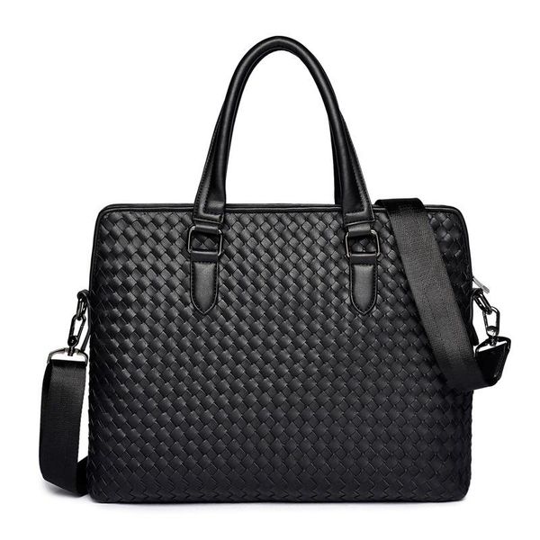 1pcs new retro men's bag men's horizontal knitting handbag handbag recreational briefcase
1pcs new retro men's bag men's horizontal knitting handbag handbag recreational briefcase