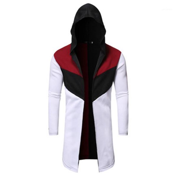 casual hooded sweatshirt designer male long section windbreaker outerwear man colorblock cardigan coat fashion occident winter long sleeve, Black;brown
casual hooded sweatshirt designer male long section windbreaker outerwear man colorblock cardigan coat fashion occident winter long sleeve, Black;brown