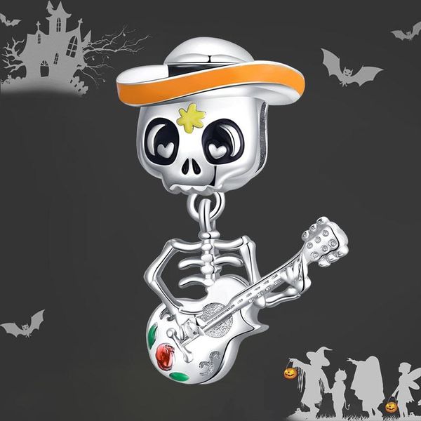 bamoer 925 sterling silver halloween людей черепа с гитарой charm для оригинального серебряного браслета изящных ювелирных изделий diy брасл, Bronze;silver
bamoer 925 sterling silver halloween людей черепа с гитарой charm для оригинального серебряного браслета изящных ювелирных изделий diy брасл, Bronze;silver
