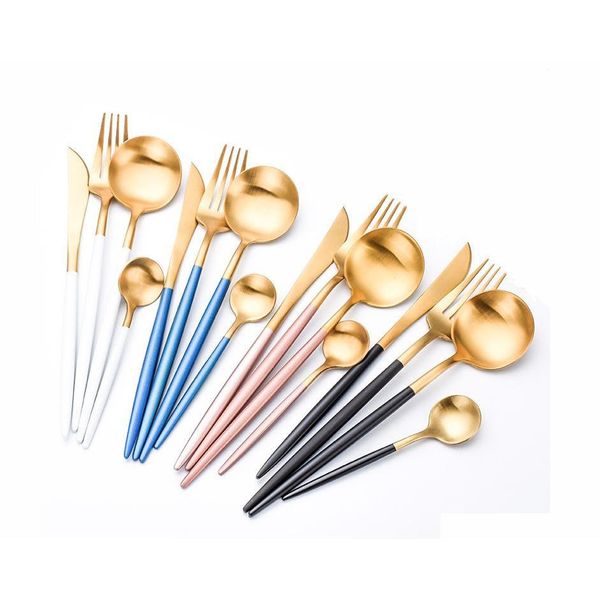 2021 luxury 4 pcs/set portable gold cutlery set western 304 stainless steel tableware set kitchen accessories b4kyy
2021 luxury 4 pcs/set portable gold cutlery set western 304 stainless steel tableware set kitchen accessories b4kyy