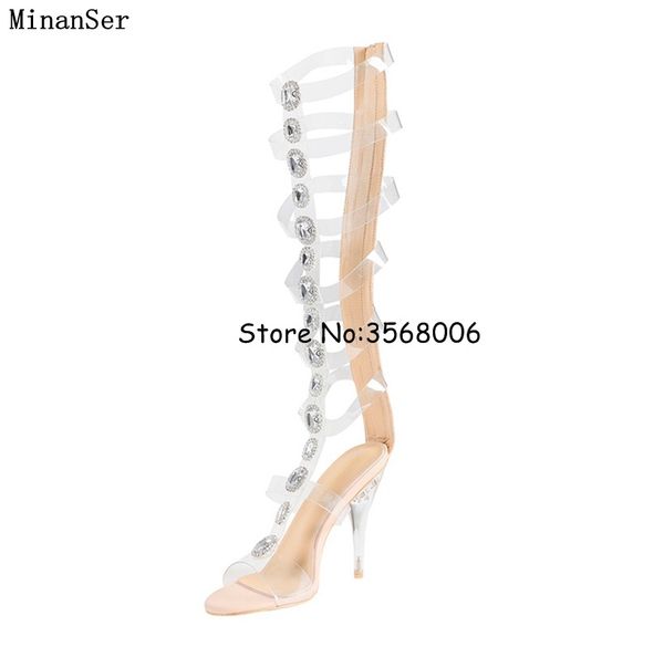 black white red rhinestone lady summer high heels gladiator rome style crystal cut-out sandals boots pvc clear pumps shoes
black white red rhinestone lady summer high heels gladiator rome style crystal cut-out sandals boots pvc clear pumps shoes