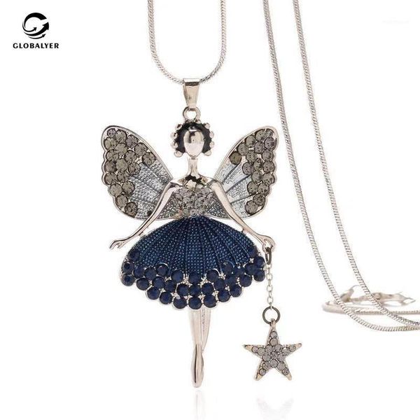 chains net fashion cartoon little princess pendant wild crystal long necklace sweater chain explosives accessories 4681, Silver
chains net fashion cartoon little princess pendant wild crystal long necklace sweater chain explosives accessories 4681, Silver