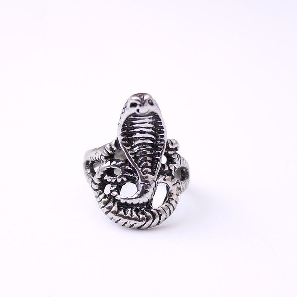 fashion vintage men biker punk silver stainless steel ring cobra snake head band cluster rings - + gift, Golden;silver
fashion vintage men biker punk silver stainless steel ring cobra snake head band cluster rings - + gift, Golden;silver