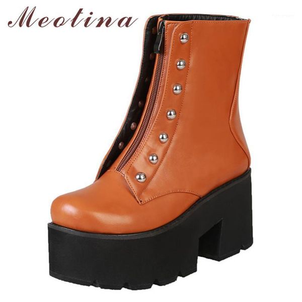 boots meotina winter ankle women zipper platform square heel short rivets super high shoes lady autumn plus size 3-121, Black
boots meotina winter ankle women zipper platform square heel short rivets super high shoes lady autumn plus size 3-121, Black