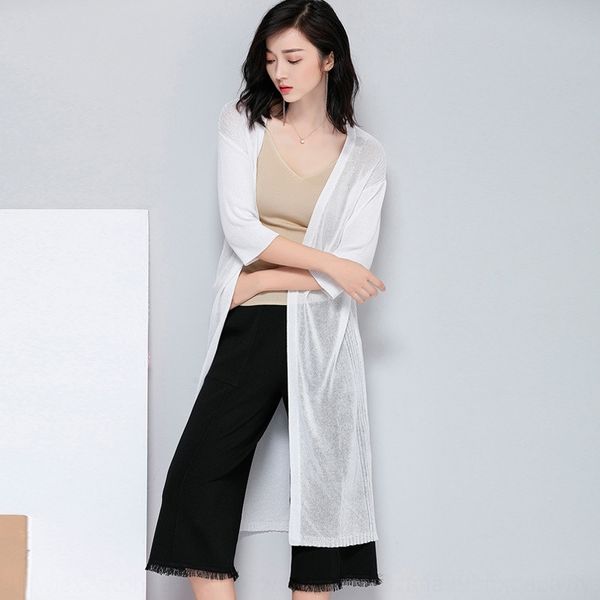 70zim 2020 summer cardigan thin sunscreen new women's coat shirt air conditioning shirtmedium and long with style air conditioning shir, White;black
70zim 2020 summer cardigan thin sunscreen new women's coat shirt air conditioning shirtmedium and long with style air conditioning shir, White;black