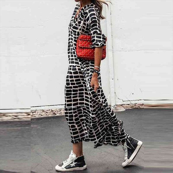 women retro leopard print long party dress spring v neck long sleeve robe maxi dress femme summer beach vestido, Black;gray
women retro leopard print long party dress spring v neck long sleeve robe maxi dress femme summer beach vestido, Black;gray