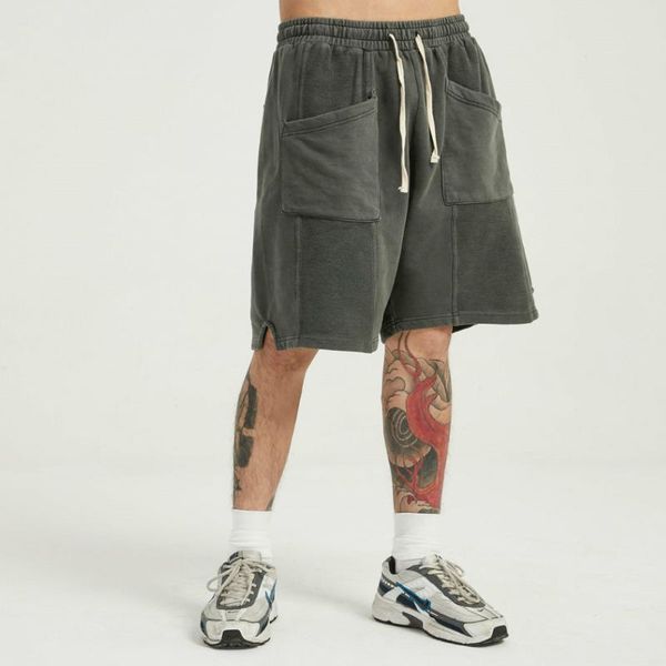 garment-washed cotton sweat shorts reversed cotton terry jogger four color, White;black
garment-washed cotton sweat shorts reversed cotton terry jogger four color, White;black