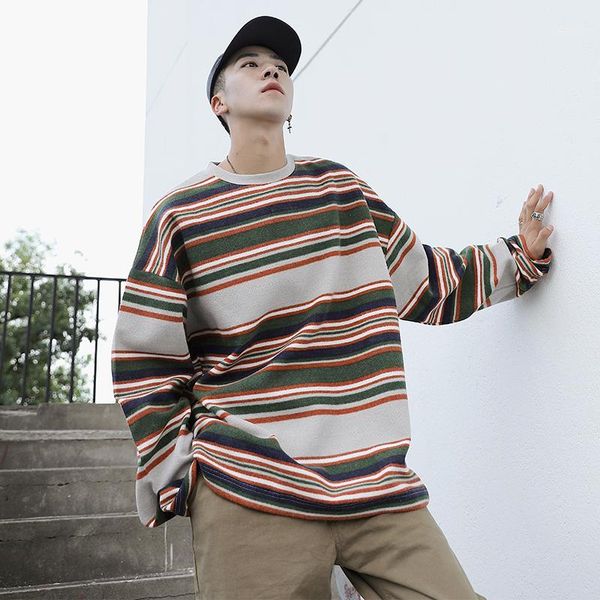 autumn new woolen hoodies men warm fashion retro contrast color casual pullover man streetwear loose striped sweatshirt m-2xl1, Black
autumn new woolen hoodies men warm fashion retro contrast color casual pullover man streetwear loose striped sweatshirt m-2xl1, Black